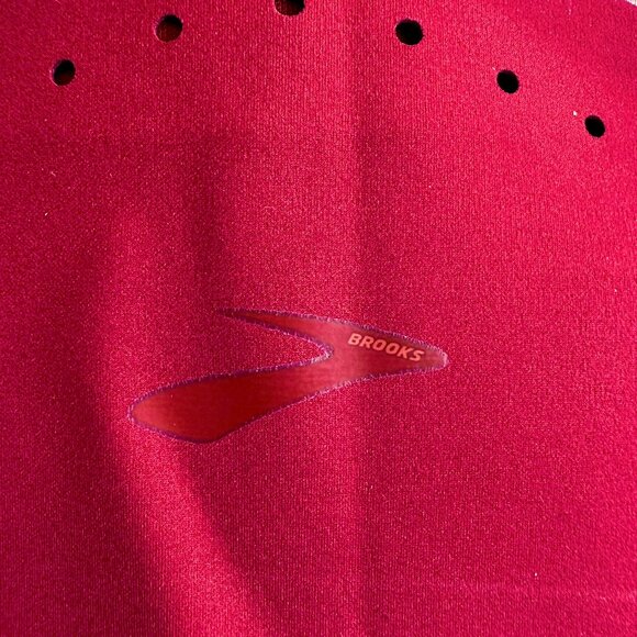 Brooks Dare High Neck Run Sports Bra (check measurements) Medium dark red - Picture 6 of 9